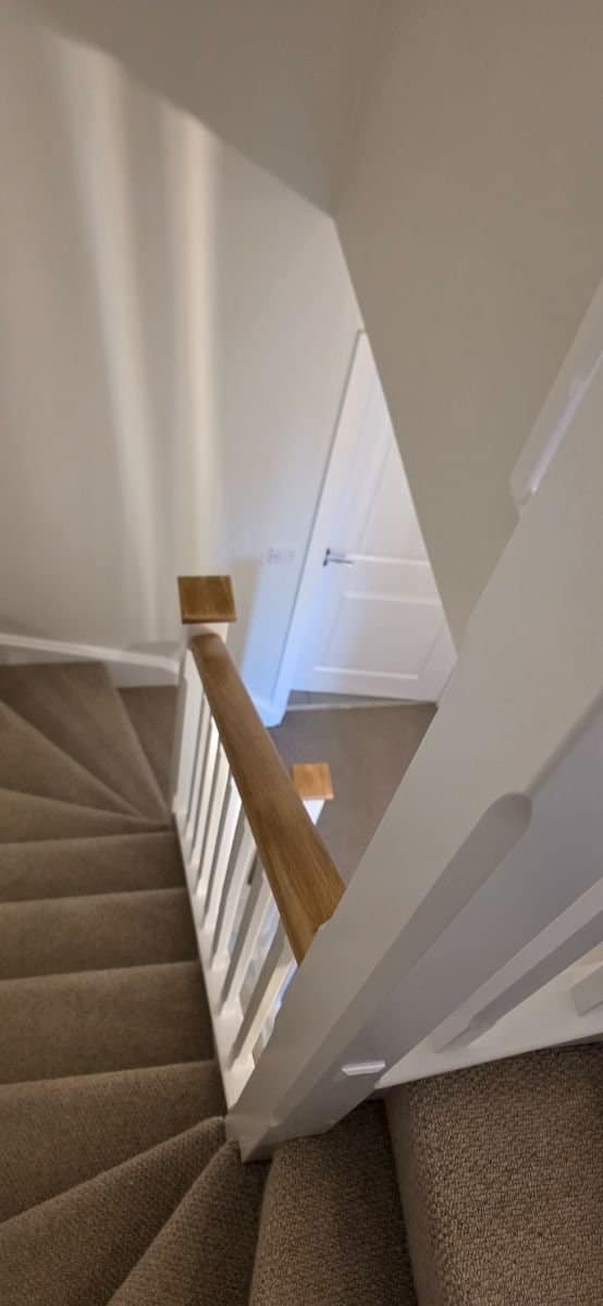 Hallway & Staircase Repaint, Soham – after