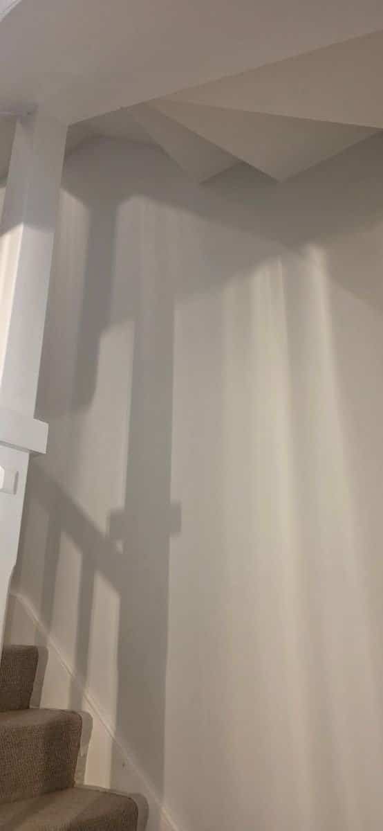 Hallway & Staircase Repaint, Soham – during the works