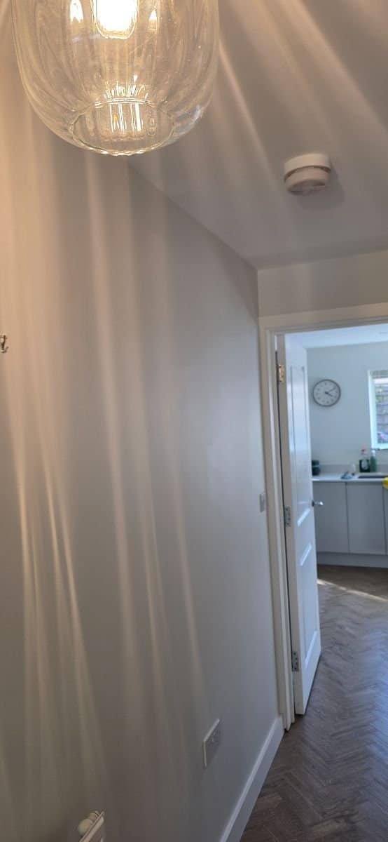 Hallway & Staircase Repaint, Soham – during the works
